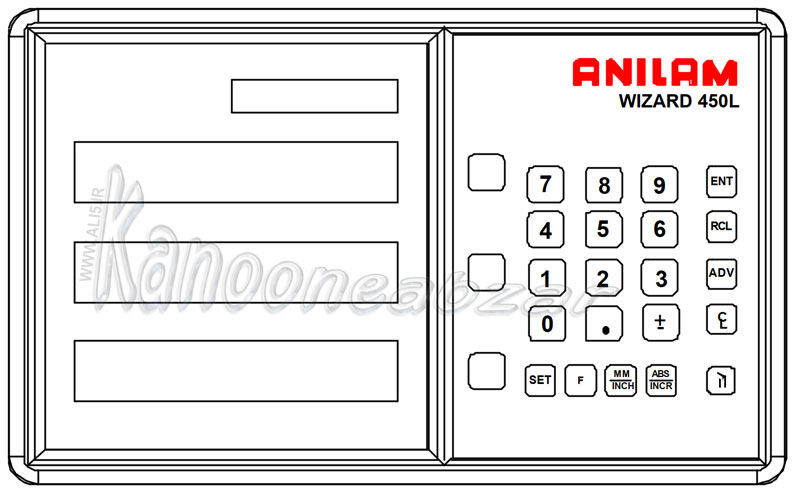  نمایشگر دیجیتال Anilam