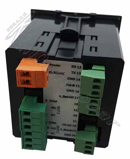 نمایشگر با خروجی rs232 و 4-20mA