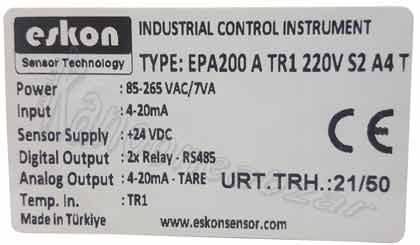 EPA200 A TR1 220V S2 A4 T