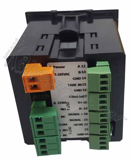  نمایشگر با ورودی PT100 و خروجی RS485 و 4-20mA