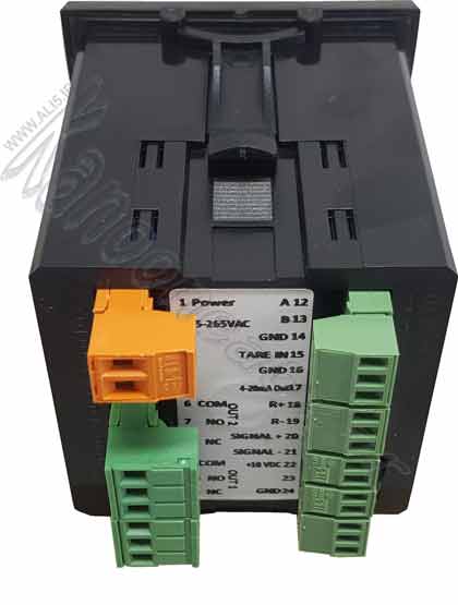  نمایشگر با ورودی PT1000 و خروجی RS485 و 4-20mA