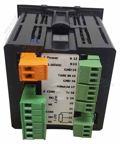 نمایشگر با ورودی THERMOCOUPLE و خروجی RS485 و 4-20mA