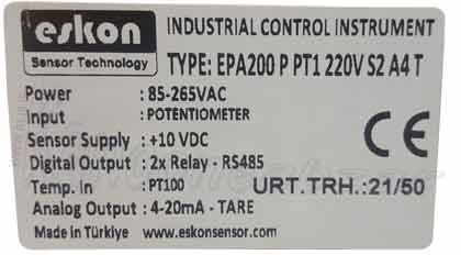 EPA200 P PT1 220V S2 A4 T