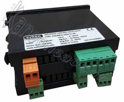 نمایشگر با خروجی rs232 و 4-20mA