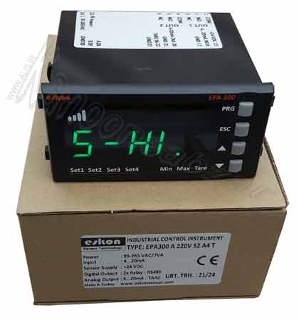 نمایشگر با خروجی rs485 و 4-20mA