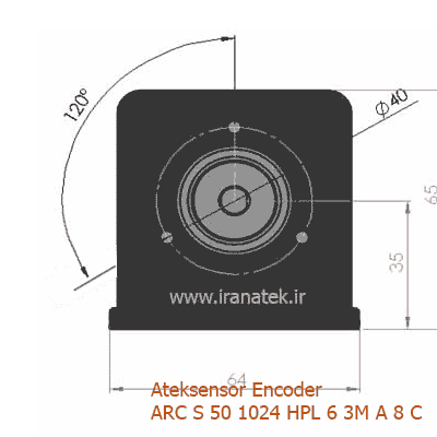 انکودر روتاری نوری 1024 پالس