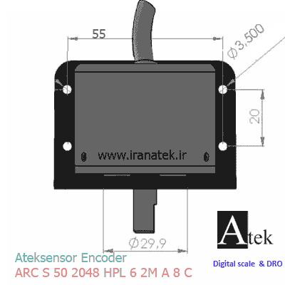 روتاری انکودر قطر 8