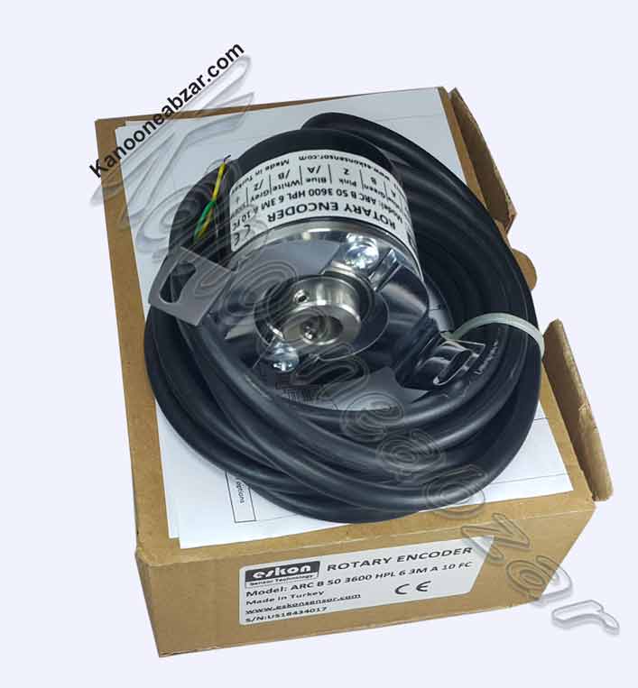 متعلقات انکودر 3600 پالس semi hollow shaft