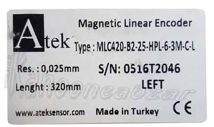  MLC420 B2 25 HPL 6 3M C L 320mm