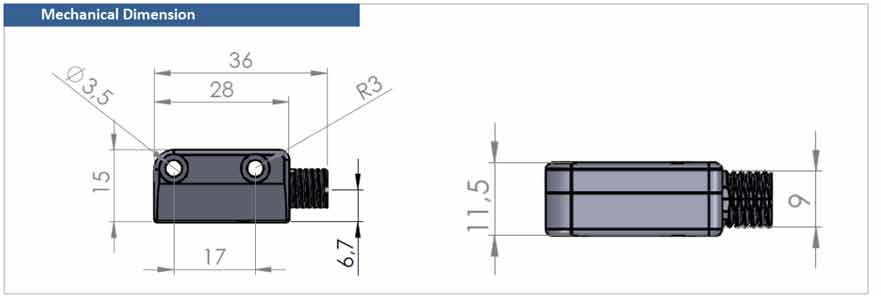 /ابعاد فیزیکی mls130 b5 25 hpl