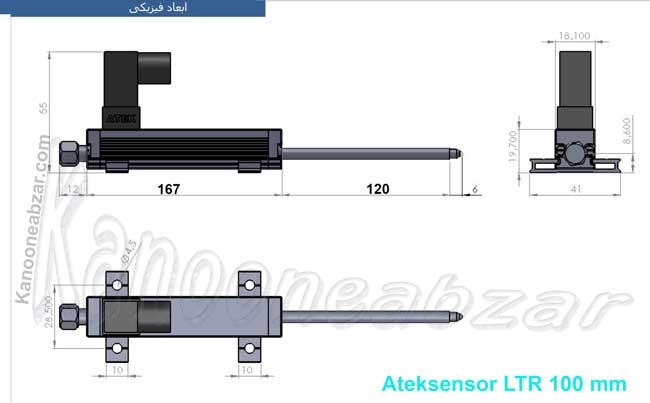 سوکت خط کش اهمی LTR