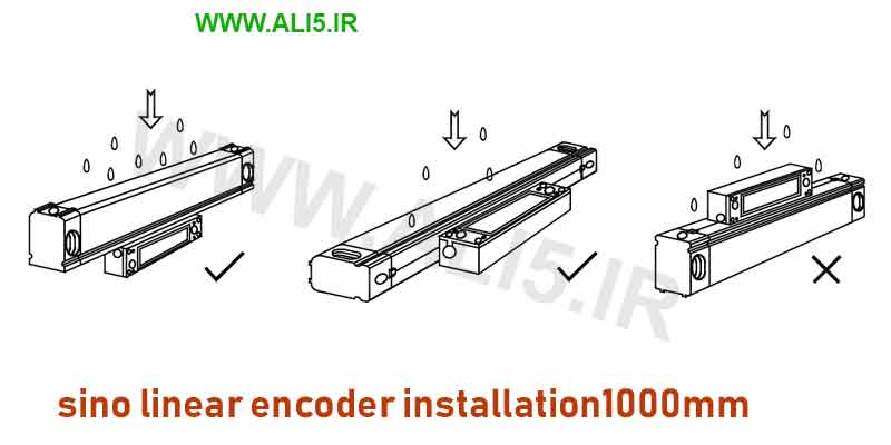 نصب خطکش دیجیتال sino 