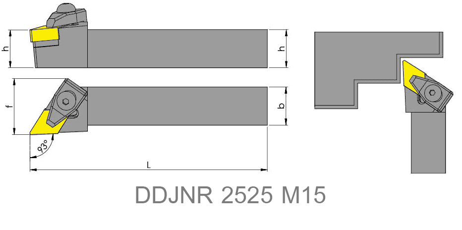 رنده تراشکاری DDJNR