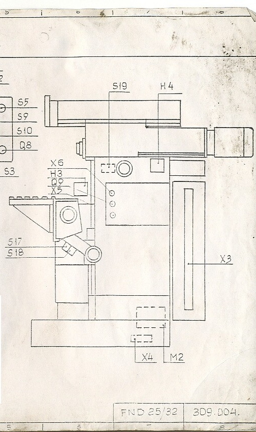 دیاگرام الکتریکی فرز  FND 25-32
