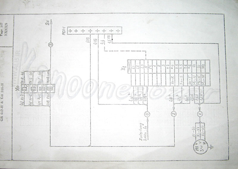 کتابچه منوال و نقشه شماتیک برقی درل رادیال رومانی مدل GR 616 H