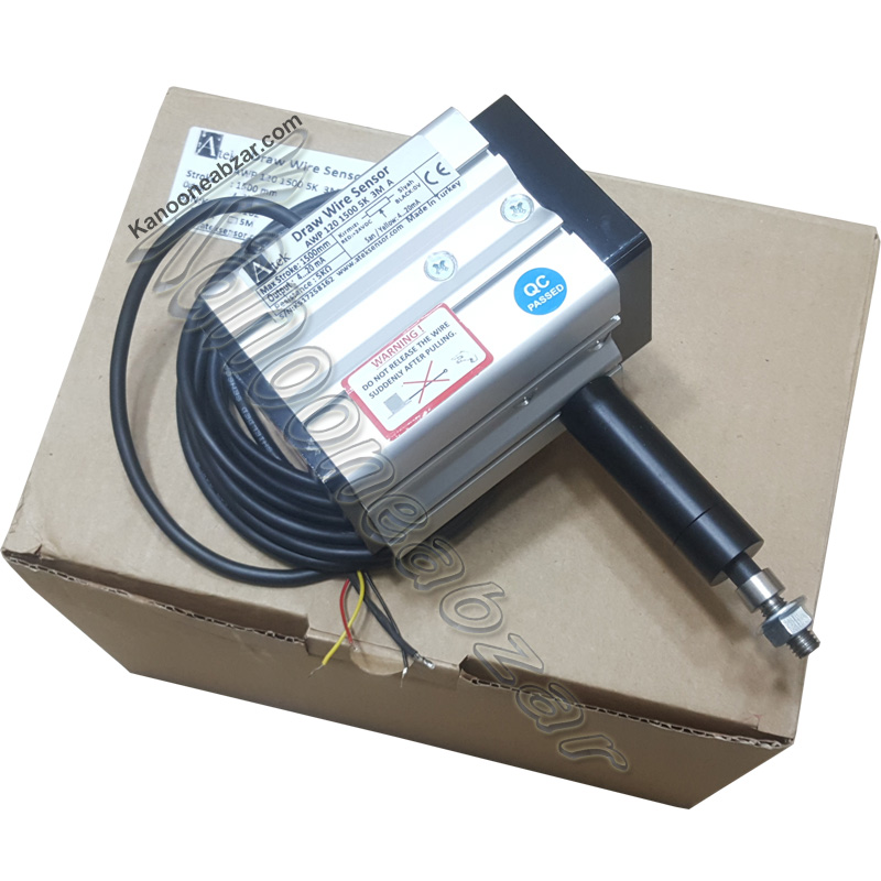  بسته بندی قطعات همراه وایر انکودر AWP120 – 1500 mm