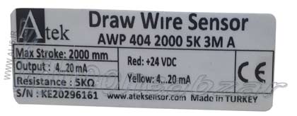 وایر انکودر 2000 میلیمتر AWP 404 A