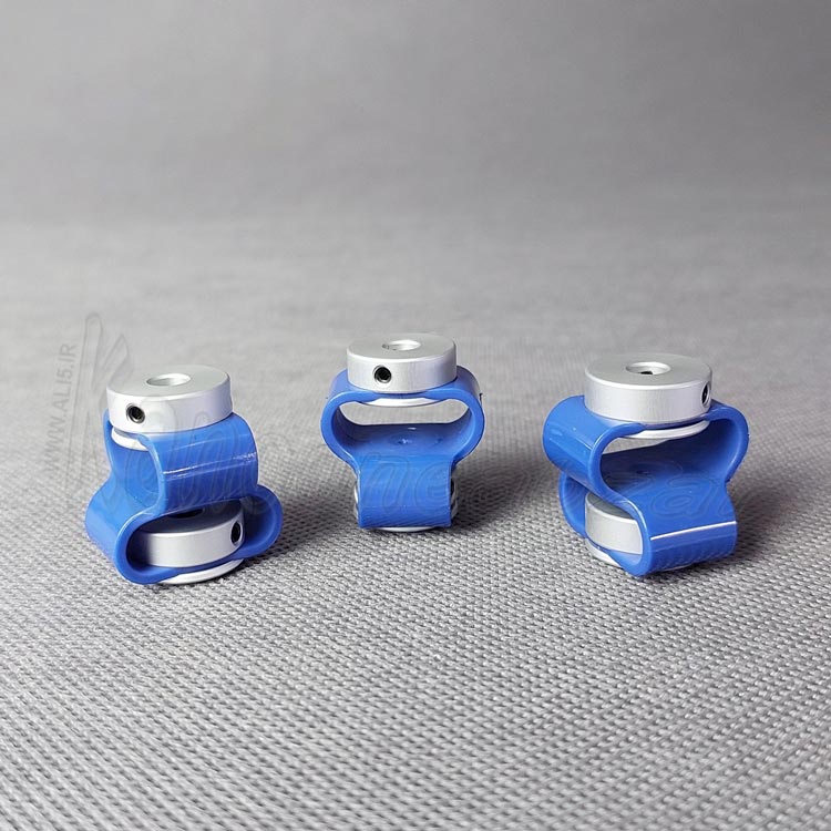 کوپلینگ انعطاف پذیر پروانه ای 5 به 5 به طول 25 و قطر 25