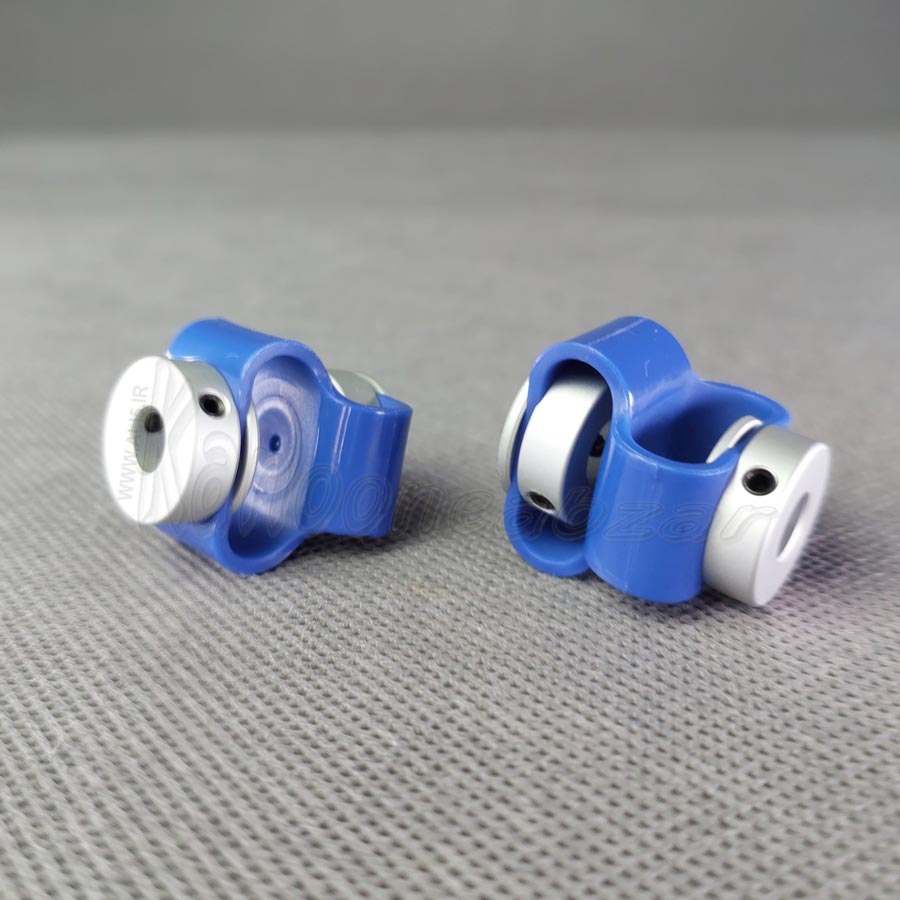 کوپلینگ انعطاف پذیر پروانه ای 6.35 به 6 به طول 25 و قطر 25