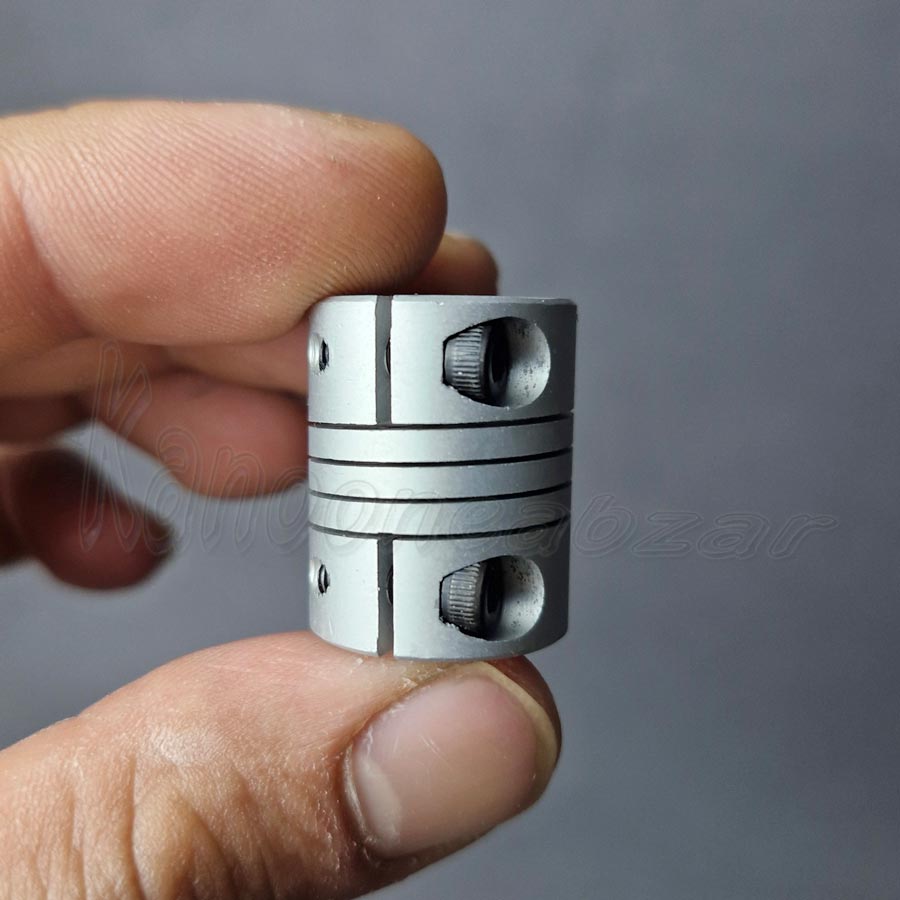 کوپلینگ انعطاف پذیر 6 به 6 به طول 25 و قطر 19