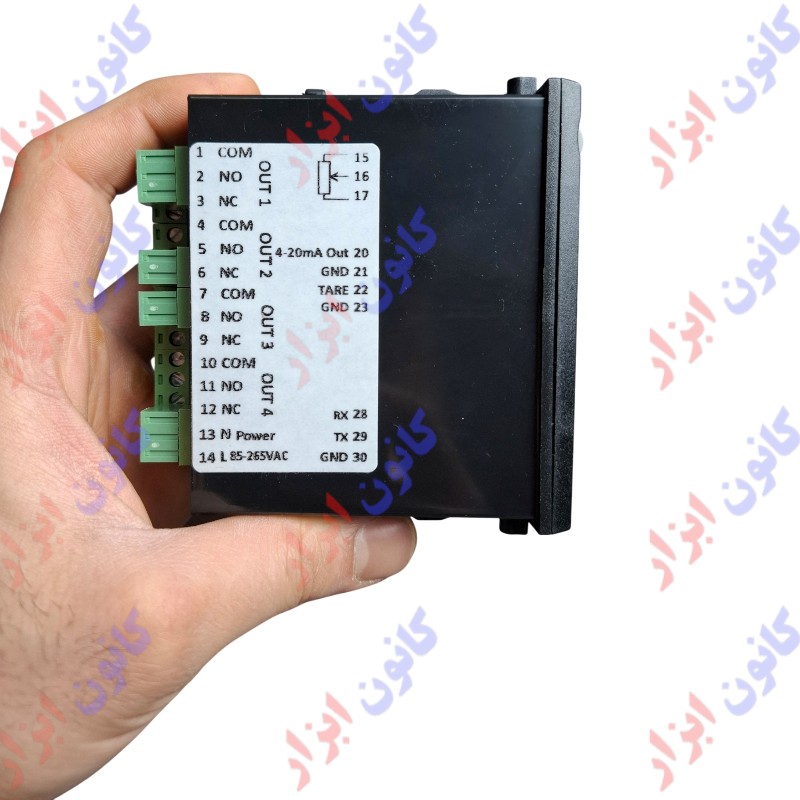 مبدل اهم به جریان با rs232