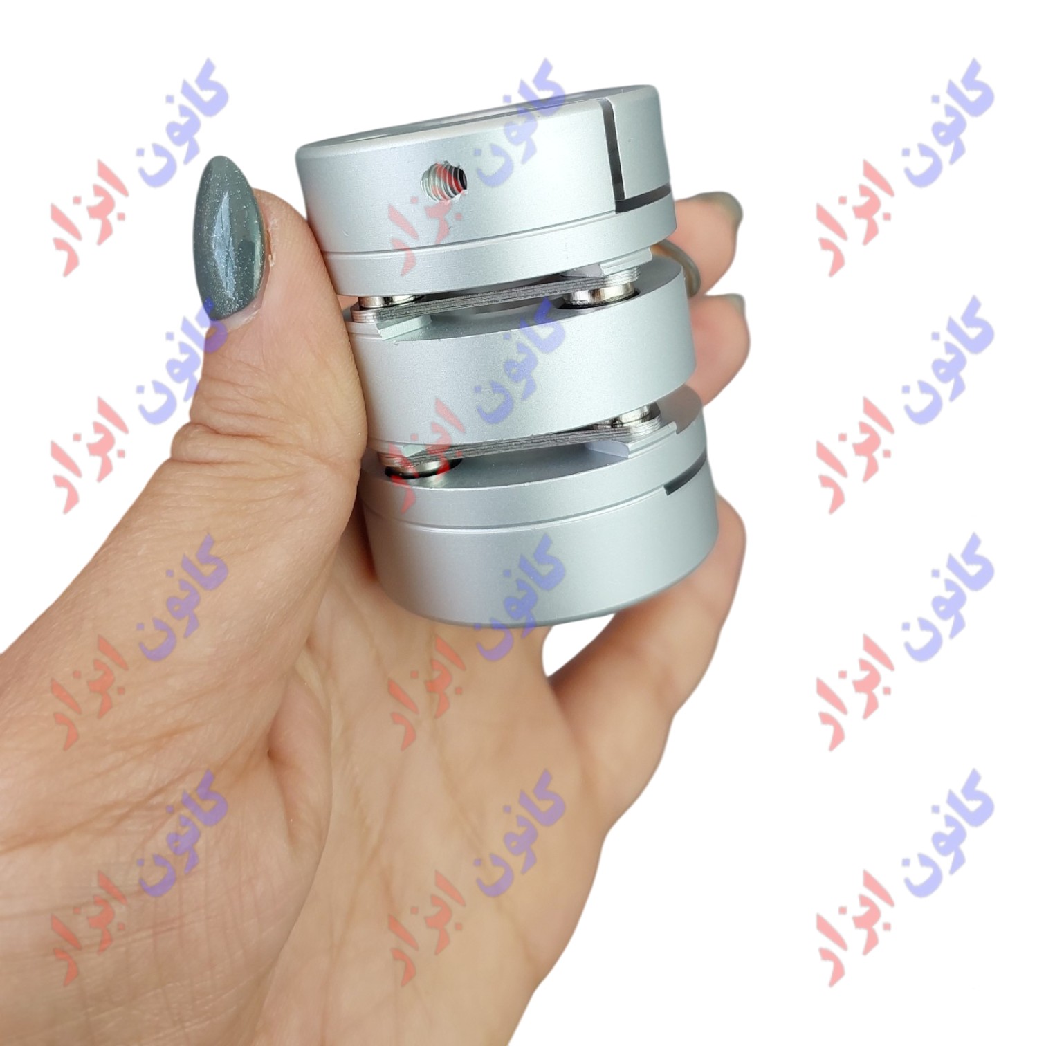 کوپلینگ دیسکی دوبل سوراخ 12 به 12 میلی‌متر
