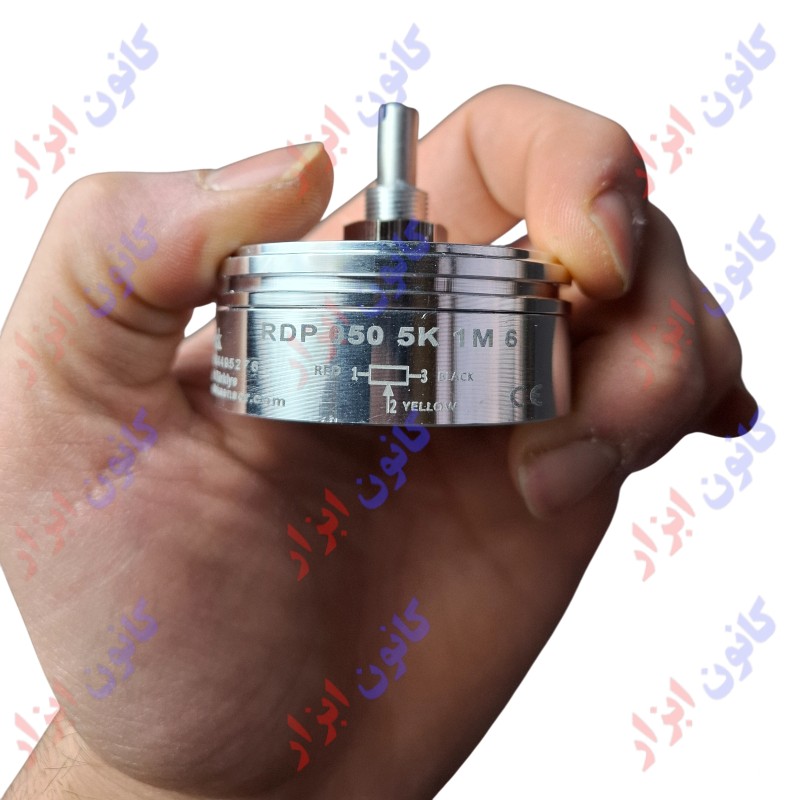 ابعاد مکانیکی و نقشه فنی سنسور زاویه RDP با زاویه مکانیکی 325 درجه و گشتاور 0.5 نیوتن سانتی‌متر