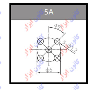 سوکت M12 مستقیم ۵ پین مادگی مونتاژی پیچی