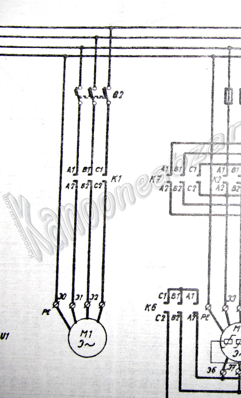 کتابچه راهنمای تابلو برق دریل رادیال چکوسلاواکی MAS VO50